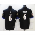 Men's Baltimore Ravens #6 Patrick Queen Black Vapor Untouchable Limited Stitched Jersey