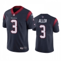Men's Houston Texans #3 Kyle Allen Navy Vapor Untouchable Limited Stitched Jersey