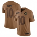 Men's Los Angeles Rams #10 Cooper Kupp 2023 Brown Salute To Service Limited Stitched Football Jersey