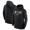 Men's Los Angeles Rams 2022 Black Crucial Catch Therma Performance Pullover Hoodie