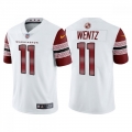 Men's Washington Commanders #11 Carson Wentz 2022 White Vapor Untouchable Stitched Jersey