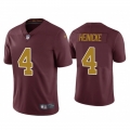 Men's Washington Football Team #4 Taylor Heinicke Red Vapor Untouchable Limited Stitched Jersey