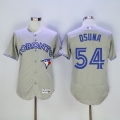 Blue Jays #54 Roberto Osuna Grey Flexbase Authentic Collection Stitched MLB Jersey