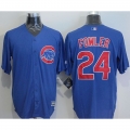 Cubs #24 Dexter Fowler Blue New Cool Base Stitched MLB Jersey