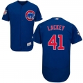 Cubs #41 John Lackey Blue Flexbase Authentic Collection Stitched MLB Jersey