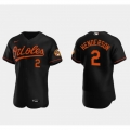 Men's Baltimore Orioles #2 Gunnar Henderson Black Flex Base Stitched Baseball Jersey