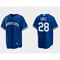 Men's Kansas City Royals #28 Kyle isbel Royal Cool Base Stitched Baseball Jersey