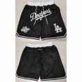 Men's Los Angeles Dodgers Black Shorts (Run Small)