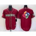 Men's Mexico Baseball 2023 Red World Baseball Classic Team Big Logo Stitched Jersey