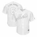 Men's New York Mets #6 Jeff McNeil "Flying Squirrel" White Cool Base Stitched Baseball Jersey