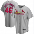Men's St. Louis Cardinals #46 Paul Goldschmidt Grey Cool Base Stitched Jersey