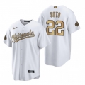 Men's Washington Nationals #22 Juan Soto 2022 All-Star White Cool Base Stitched Baseball Jersey