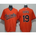 Orioles #19 Chris Davis Orange New Cool Base Stitched MLB Jersey