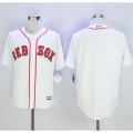 Red Sox Blank White Alternate Home New Cool Base Stitched MLB Jersey