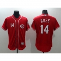 Reds #14 Pete Rose Red Flexbase Authentic Collection Stitched MLB Jersey