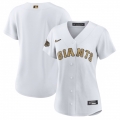 Women's San Francisco Giants Blank 2022 All-Star White Stitched Baseball Jersey(Run Small)