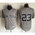 Yankees #23 Don Mattingly Grey Flexbase Authentic Collection Stitched MLB Jersey