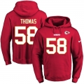 Nike Chiefs #58 Derrick Thomas Red Name & Number Pullover NFL Hoodie