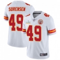 Men's Kansas City Chiefs #49 Daniel Sorensen White 2021 Super Bowl LV Stitched NFL Jersey