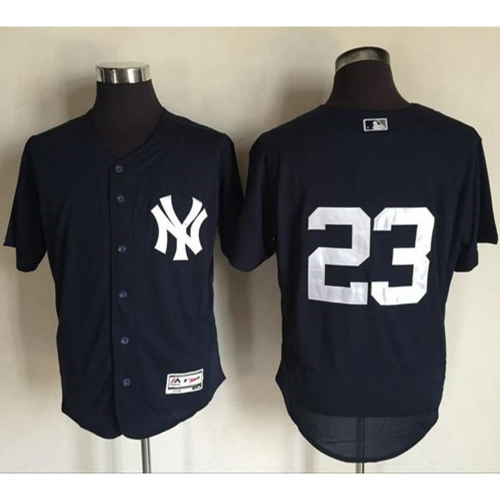 Yankees #23 Don Mattingly Navy Blue Flexbase Authentic Collection Stitched MLB Jersey