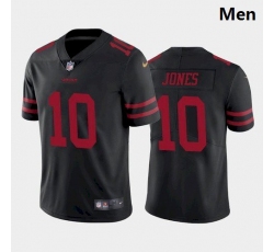 Men San Francisco 49ers #10 Mac Jones Black 2021 Draft Jersey