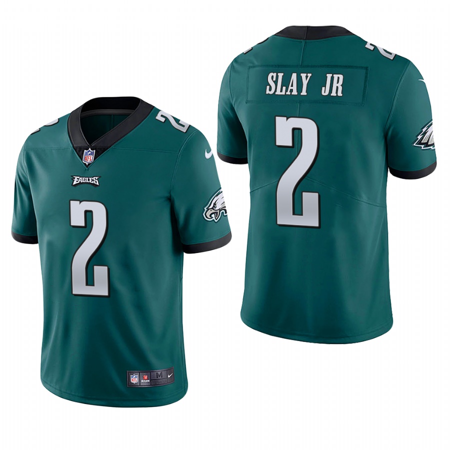 Men's Philadelphia Eagles #2 Darius Slay Jr.Midnight Green Vapor Limited Jersey