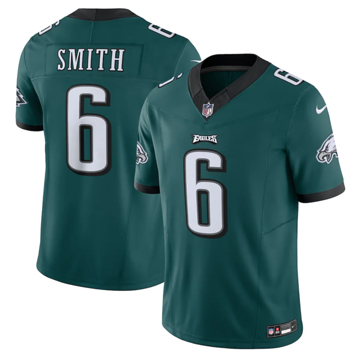 Men's Philadelphia Eagles #6 DeVonta Smith Green 2023 F.U.S.E. Vapor Untouchable Limited Stitched Football Jersey