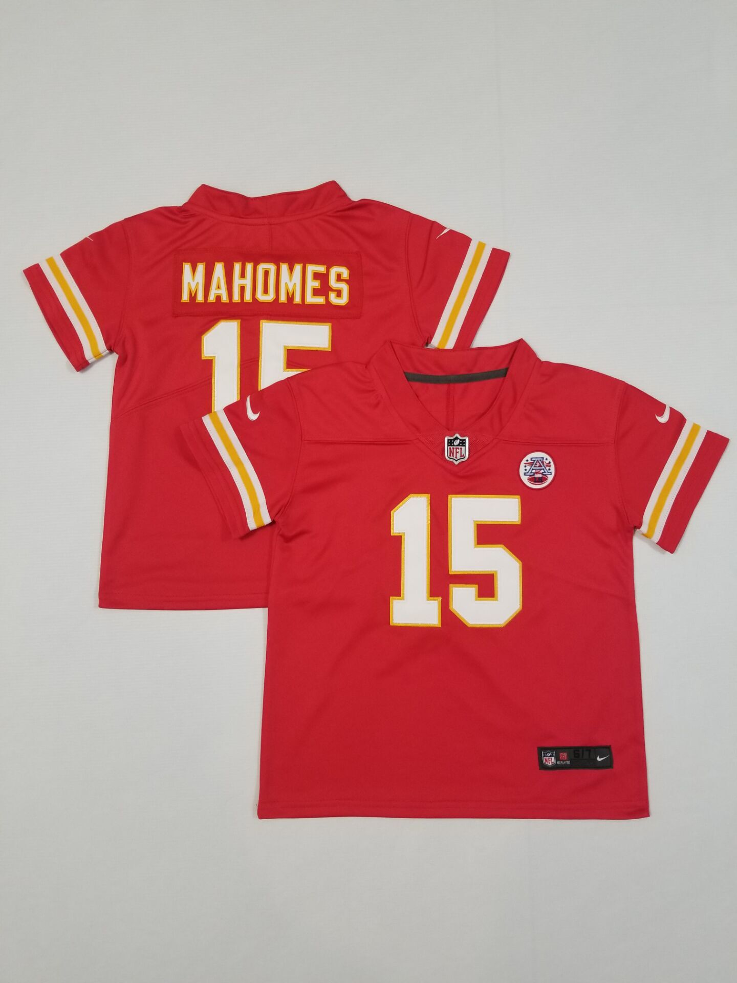 Toddler Kansas City Chiefs #15 Patrick Mahomes Limited Red Vapor Jersey