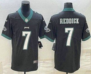 Men's Philadelphia Eagles #7 Haason Reddick Black Vapor Untouchable Limited Stitched Jersey