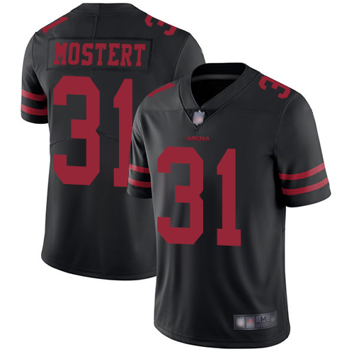 Men's San Francisco 49ers Black Limited #31 Raheem Mostert Football Alternate Vapor Untouchable Jersey