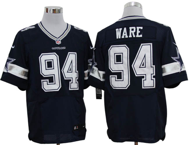 Size 60 4XL-DeMarcus Ware Dallas Cowboys #94 Navy Blue Stitched Nike Elite NFL Jerseys