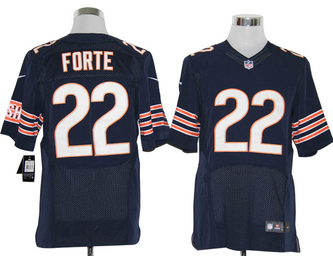 Size 60 4XL-Matt Forte Chicago Bears #22 Blue Stitched Nike Elite NFL Jerseys