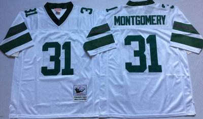 Eagles 31 Wilbert Montgomery White Throwback Jersey