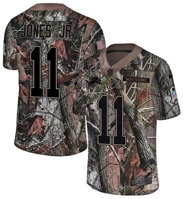 Nike Lions #11 Marvin Jones Jr Camo Men's Stitched NFL Limited Rush Realtree Jersey