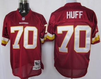 Washington Redskins #70 Sam Huff Red Throwback Jersey