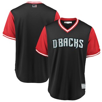 Men's Arizona Diamondbacks Blank Majestic Black 2018 Players' Weekend Team Jersey