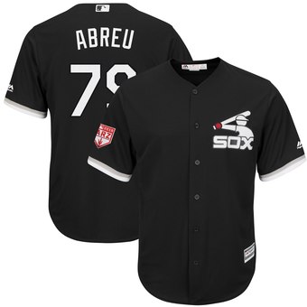 Men's Chicago White Sox Jose 79 Abreu Majestic Black 2019 Spring Training Cool Base Player Jersey