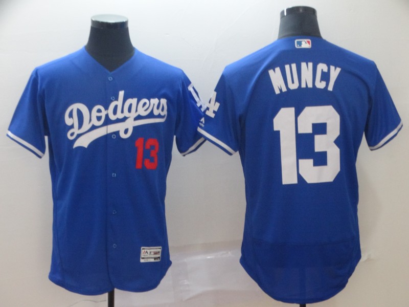 Men's Los Angeles Dodgers 13 Max Muncy Royal Flexbase Jersey