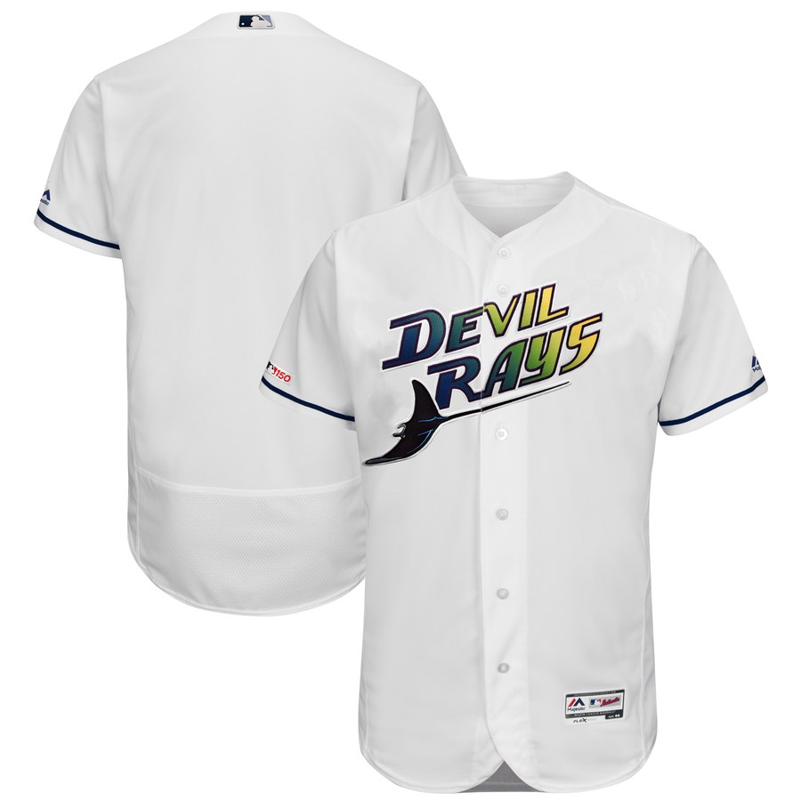 Men's Tampa Bay Rays Blank Turn Back The Clock 150th FlexBase Jersey