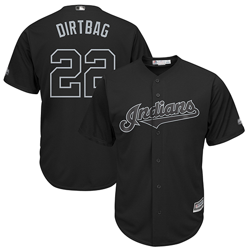 Indians #22 Jason Kipnis Black Dirtbag Players Weekend Cool Base Stitched Baseball Jersey