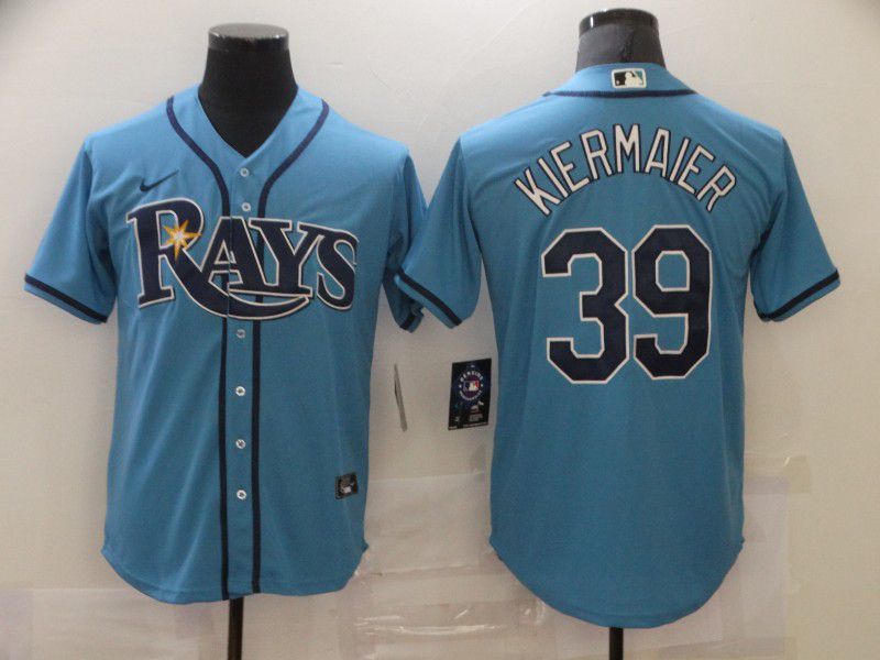 Men's Tampa Bay Rays #39 Kevin Kiermaier Light Blue Stitched MLB Cool Base Nike Jersey