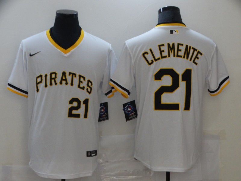 Men Pittsburgh Pirates Blank White Game 2021 Nike MLB Jersey