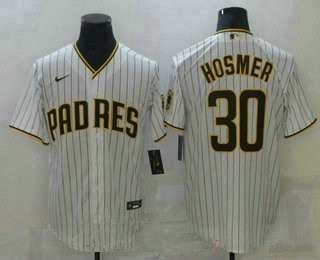 men's san diego padres #30 ha eric hosmer white stitched mlb cool base nike jersey