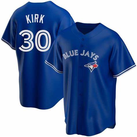 Men's Toronto Blue Jays #30 Alejandro Kirk Yusei Kikuchi Royal Cool Base Stitched Jersey