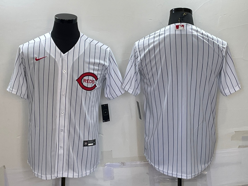 Men's Cincinnati Reds Blank 2022 White Field of Dreams Stitched Baseball Jersey