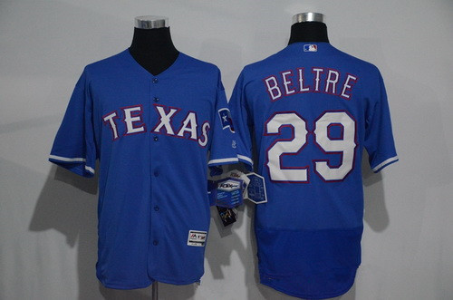 Men's Texas Rangers #29 Adrian Beltre Royal Blue 2016 Flexbase Stitched Baseball Jersey