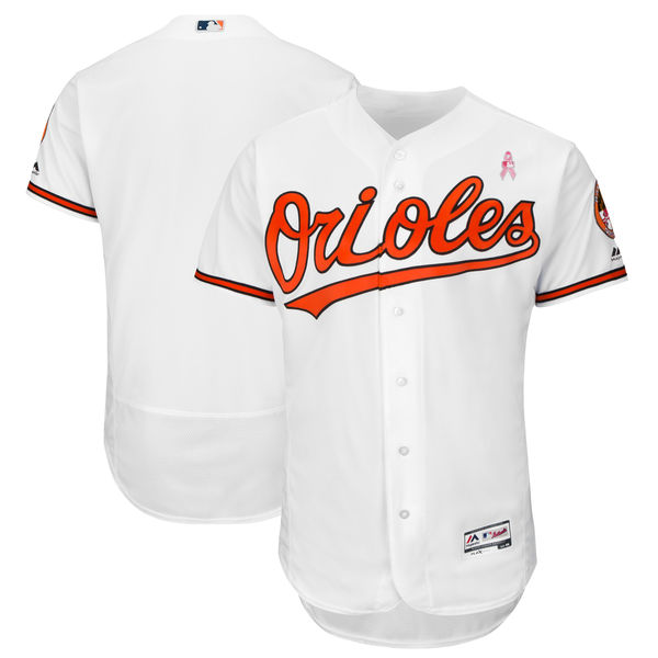 Baltimore Orioles Blank White 2018 Mother's Day Flexbase Jersey