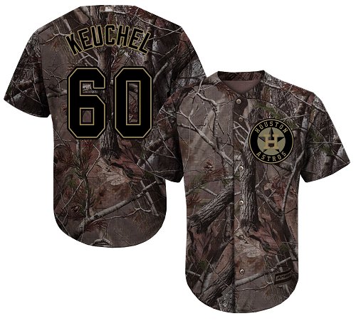 Houston Astros #60 Dallas Keuchel Camo Realtree Collection Cool Base Stitched MLB Jersey