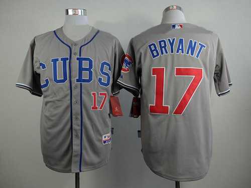 Chicago Cubs #17 Kris Bryant 2014 Gray Jersey