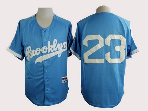 Men's Los Angeles Dodgers #23 Adrian Gonzalez Brooklyn Blue Majestic Jersey